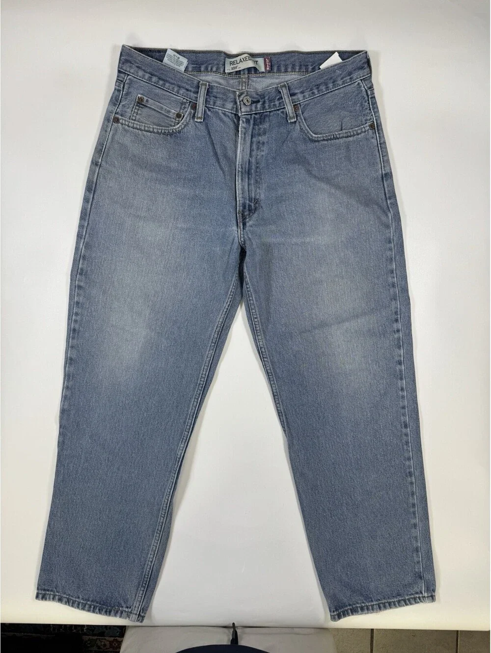Levi’s 550 Relaxed Fit Jeans Men’s 36x30 Y2K Light Wash 100% Cotton